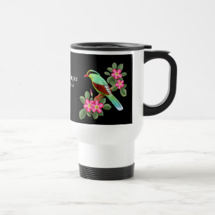 A caneca de viagem verde do Magpie
