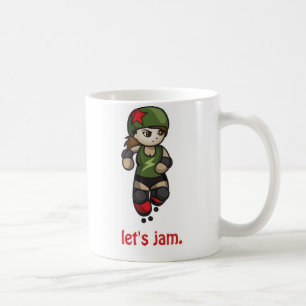 A caneca Dinky bonito do jammer de Derby do rolo
