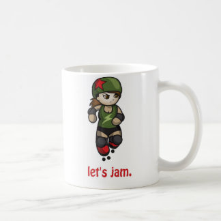 A caneca Dinky bonito do jammer de Derby do rolo