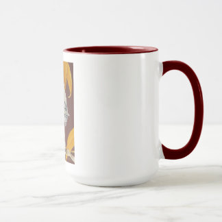 A caneca do amante do pássaro