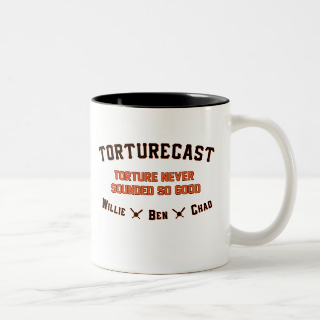 A caneca do anfitrião de TortureCast (Direita)