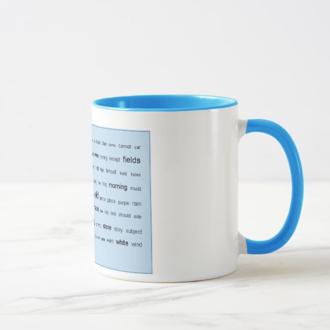 a caneca do brim (Direita)