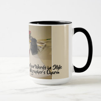 A caneca do calígrafo