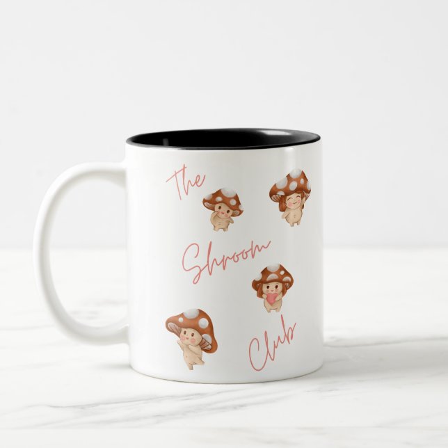 A caneca do Clube Mushroom (Esquerda)