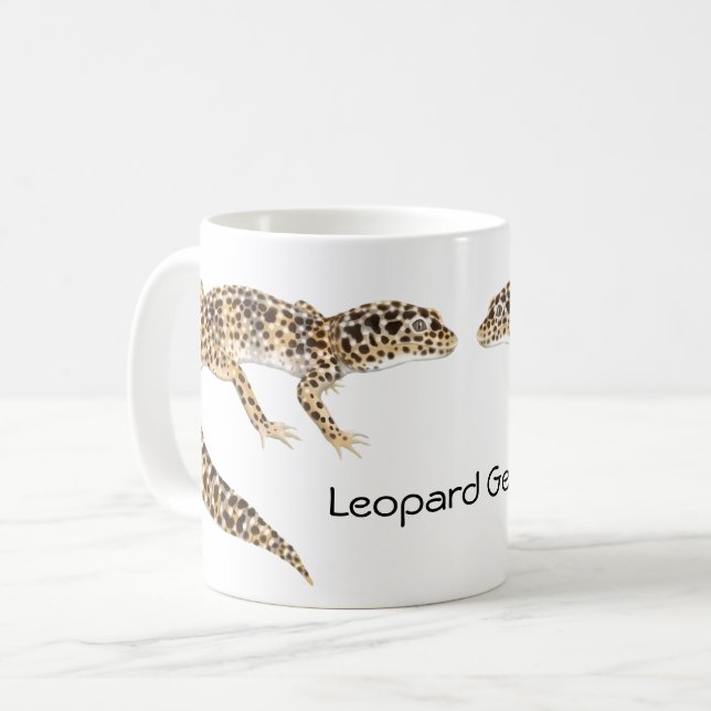 A caneca do geco do leopardo (Frente Esquerda)