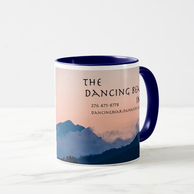 A caneca do logotipo do Dancing Bear (Frente Esquerda)