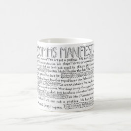 A caneca do manifesto de Comms