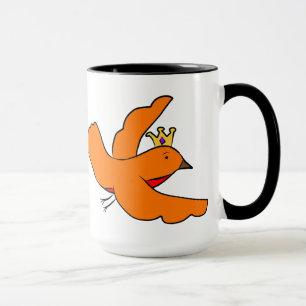 A caneca do pássaro da rainha