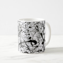 A caneca do Pollock - Número 4 - Série Art Mug 
