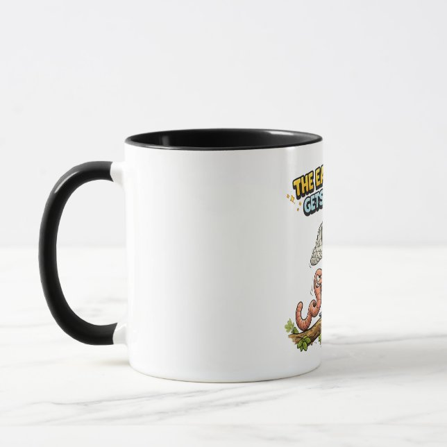 A Caneca do Verme Matutino que Consegue o Pássaro (Esquerda)
