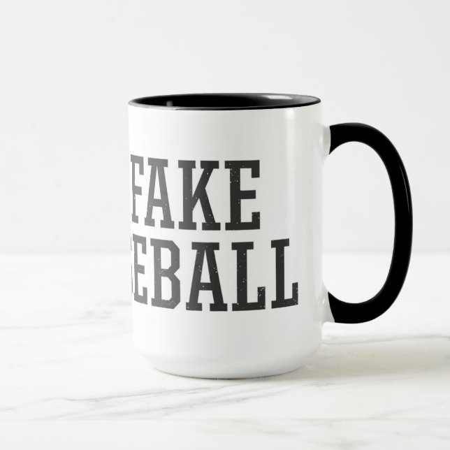 A caneca falsificada do basebol (Direita)