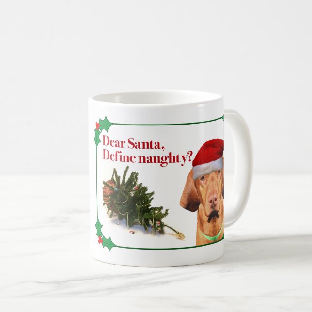 A caneca impertinente de Vizsla (Frente Esquerda)