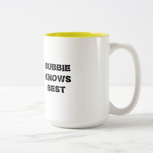 A CANECA JUDAICA BUBBIE SABE O MELHOR PARA A AVÓ (Direita)