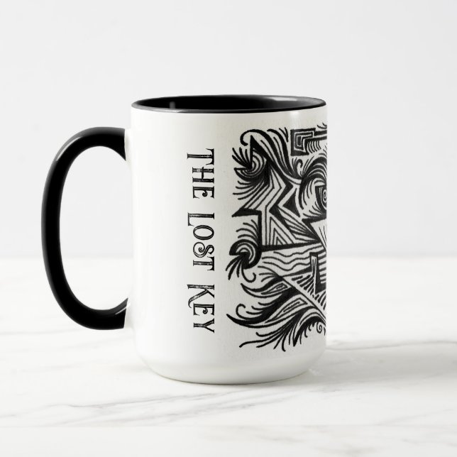 A caneca Lost Key de Darin Jones (Esquerda)