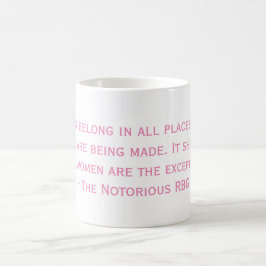 A caneca notória das citações de RBG