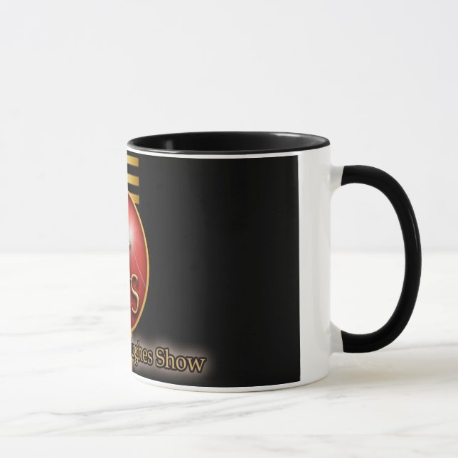 A caneca oficial da manhã de Spencer Hughes (Direita)