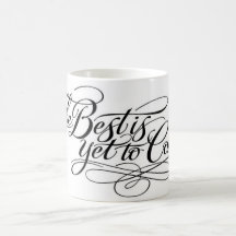 A caneca pelo design de VonHolm "o melhor é vir