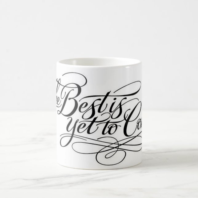 A caneca pelo design de VonHolm "o melhor é vir (Centro)