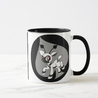 A caneca preto e branco de Dears da cintilação