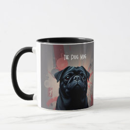 "A Caneca Pug" - Caneca de Café com Cachorro Pug