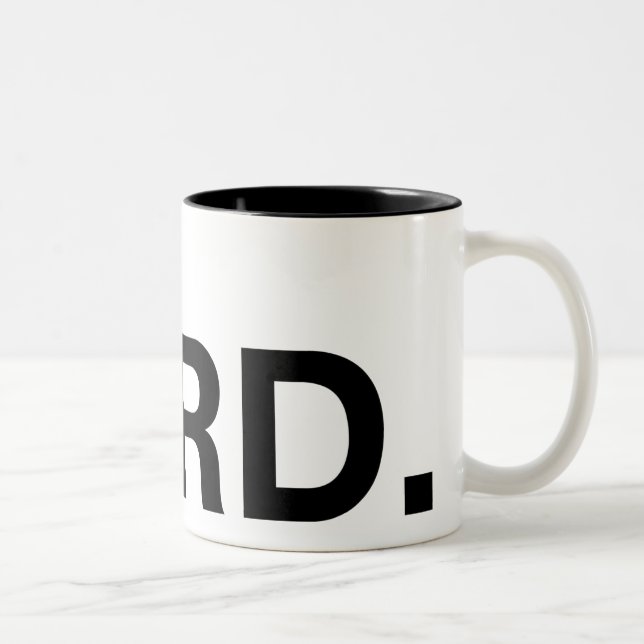 A caneca sem glúten do nerd (Direita)