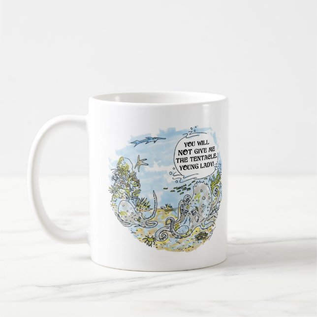 A caneca Tentacle (Esquerda)