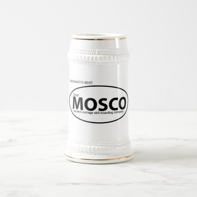 a- canecas da caneca de cerveja do design do mosco (Centro)