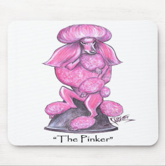 A caniche Mousepad do cancro da mama de Pinker