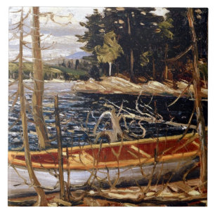 A Canoa, belas artes por Tom Thomson