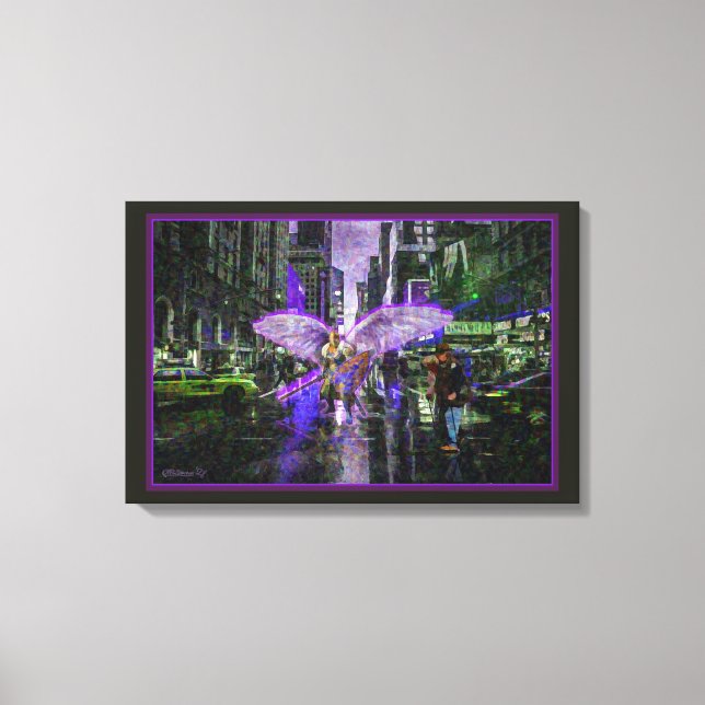 A Canvas estendida do óleo de Guarda transversal 2 (Frente)