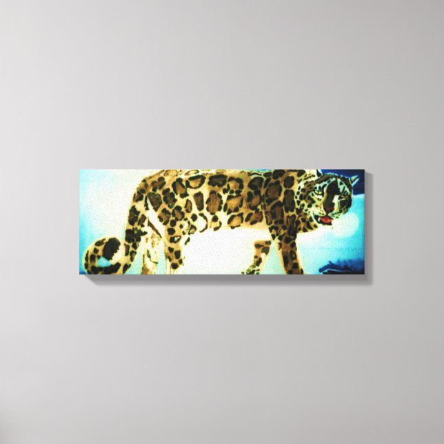 A canvas LEOPARD DA NEVE (Frente)