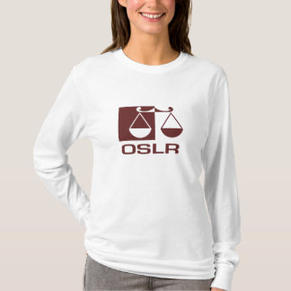 A Capa longa camisa dianteira e traseira de OSLR