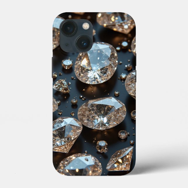 A capas de iphone de diamante parece um luxo de di (Verso)