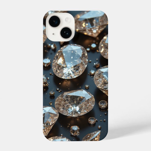 A capas de iphone de diamante parece um luxo de di (Verso)