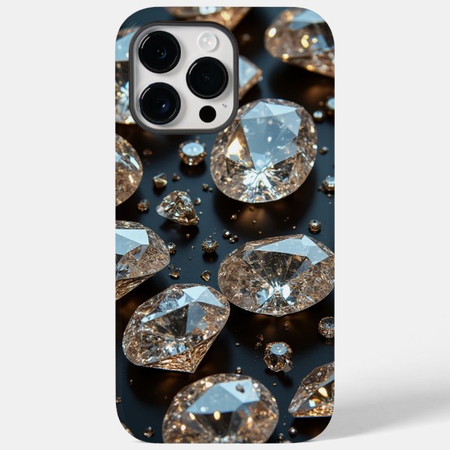 A capas de iphone de diamante parece um luxo de di (Verso)