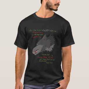 A cara gosta do sílex: Lobo cinzento para camisas