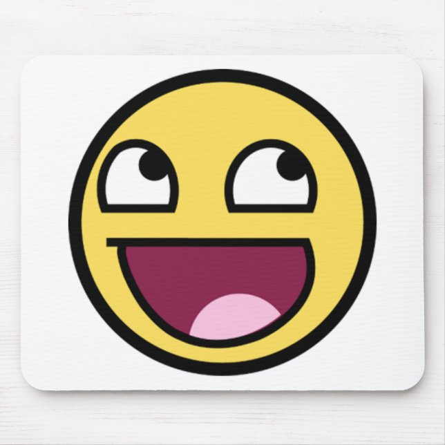 A cara impressionante é Mousepad impressionante (Frente)