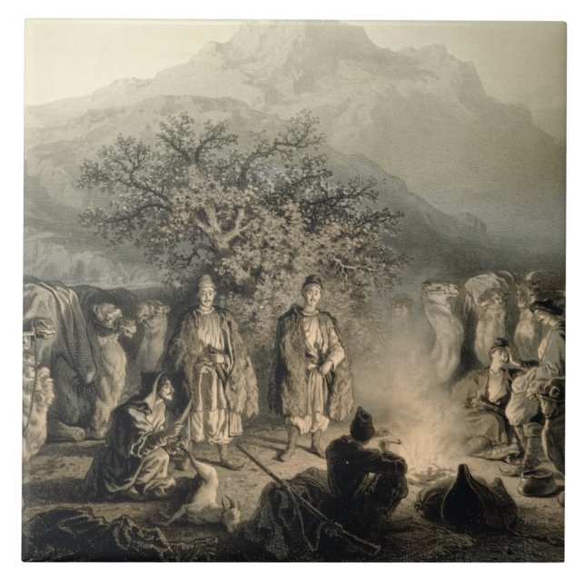 A caravana de comerciantes arménios, (Frente)