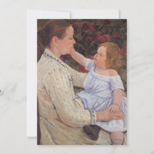 A Carícia da Criança   Mary Cassatt