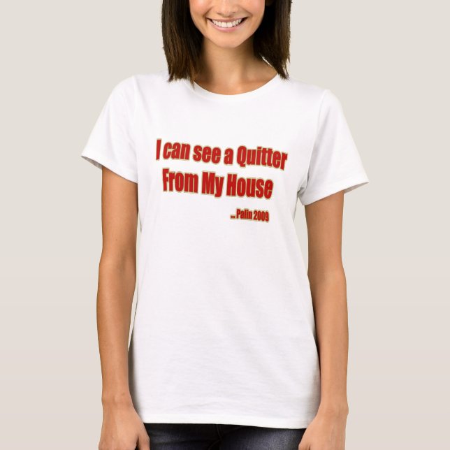 A casa de Palin para a camisa - abrigue escândalo (Frente)