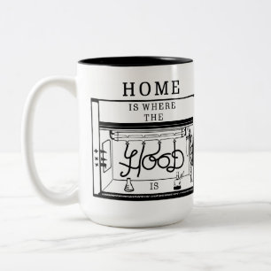 A casa é o lugar onde a capa é caneca