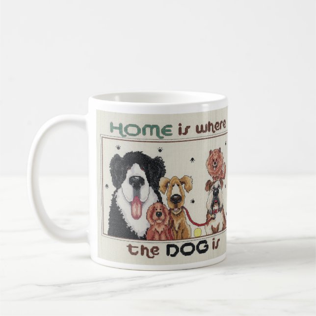 A casa é o lugar onde o cão é caneca (Esquerda)