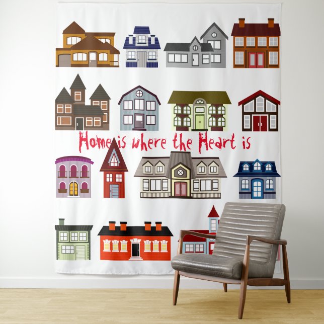 A casa é onde está o coração Tapeçaria (In Situ)