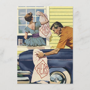 A casa retro encontrou carro azul o anúncio movido