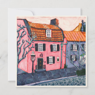 A Casa Rosa em Ruas de Caldeiras.