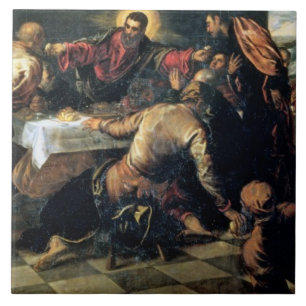 A ceia em Emmaus (óleo em canvas)