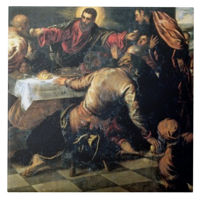 A ceia em Emmaus (óleo em canvas) (Frente)