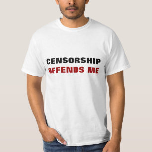 A censura ofende-me camisa