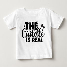 A charada é a camiseta do Real Baby Fine Jersey