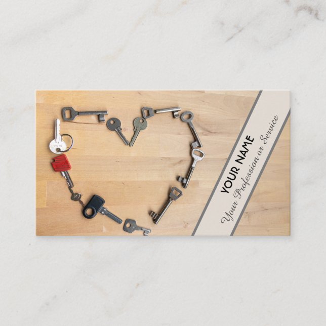 A chave do seu sucesso - cartão de visita (Frente)